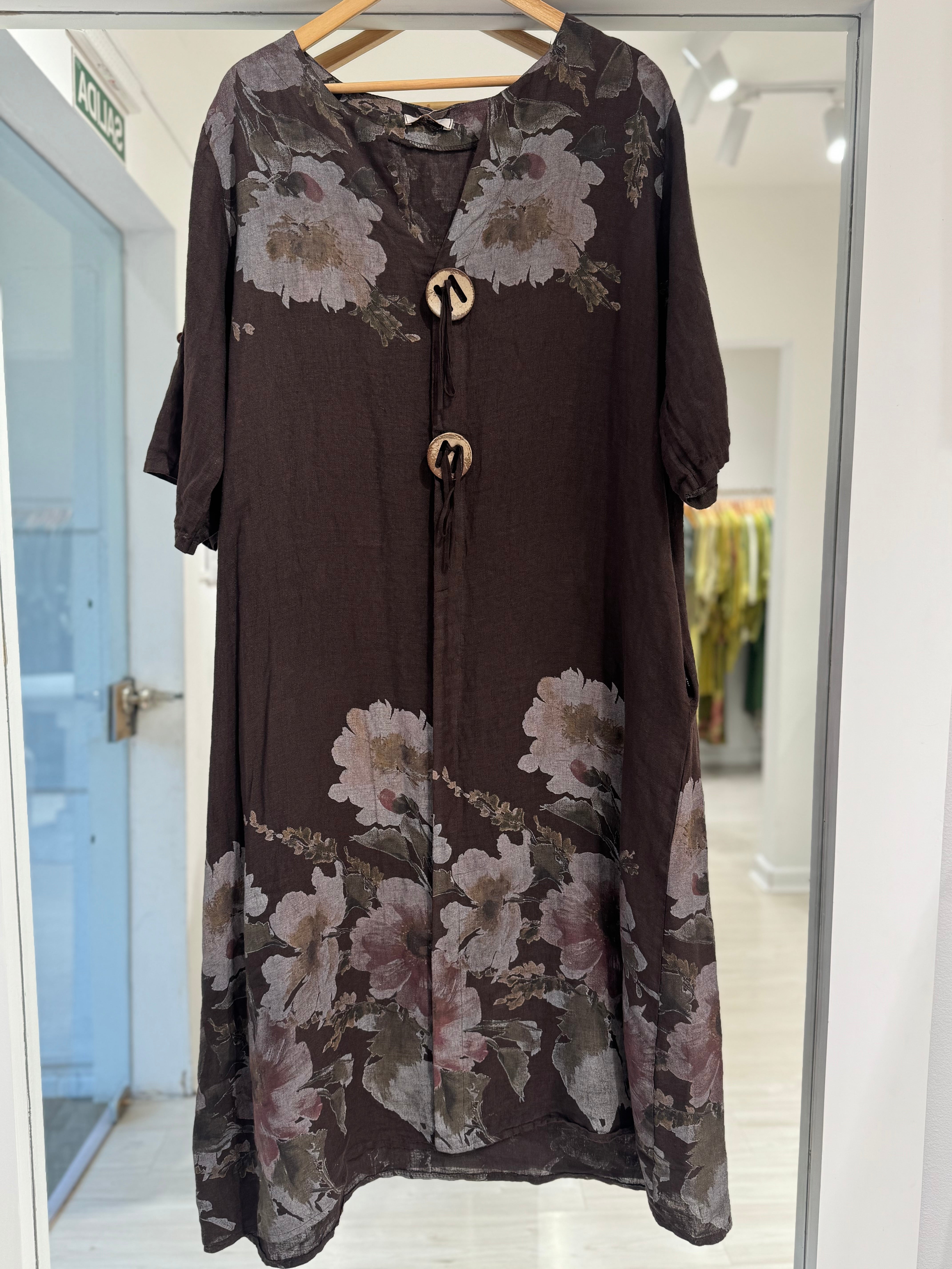 Vestido Positano chocolate