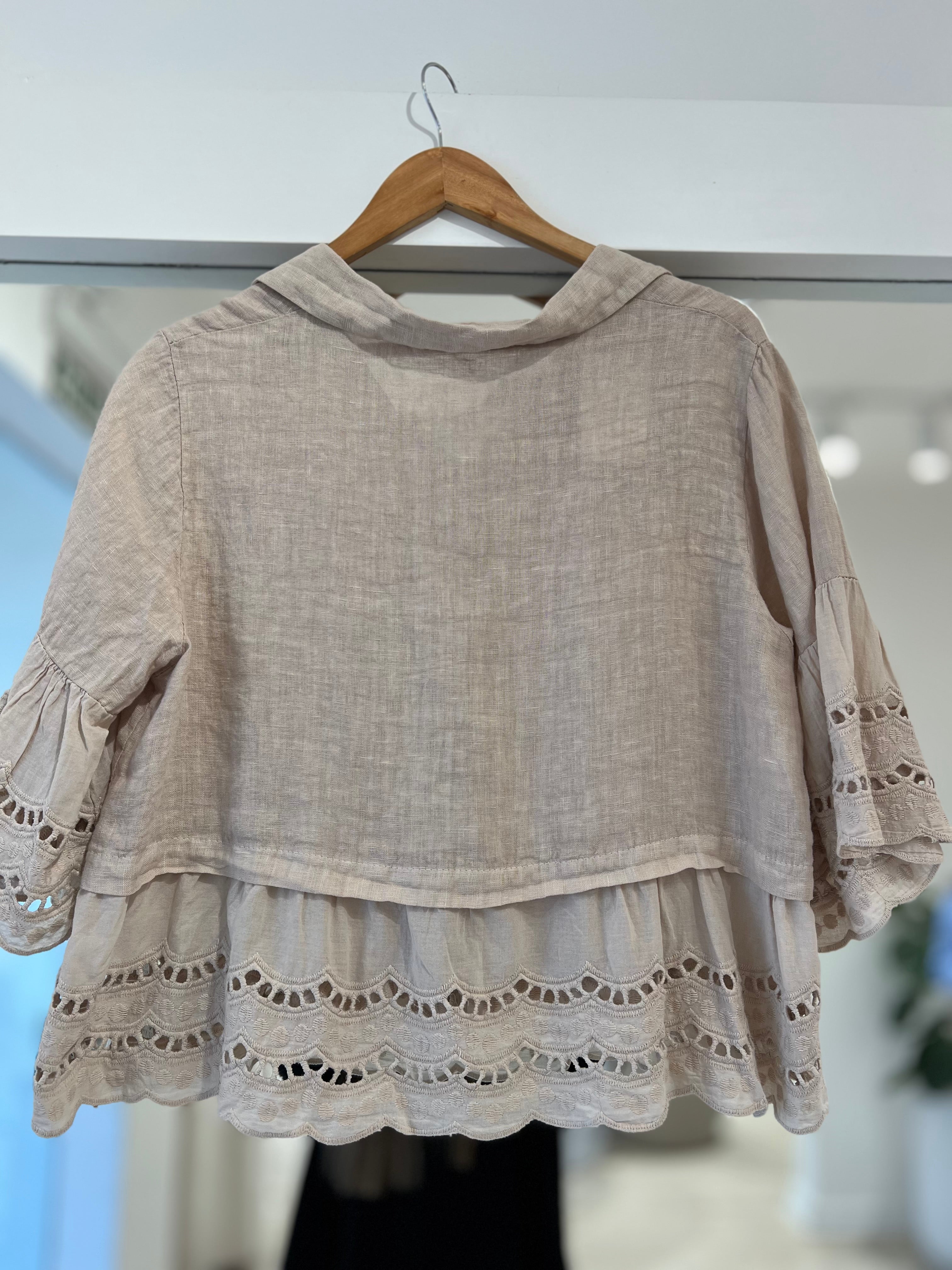 Camisa Malibú beige