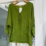 Blusa Sole Verde Pistacho