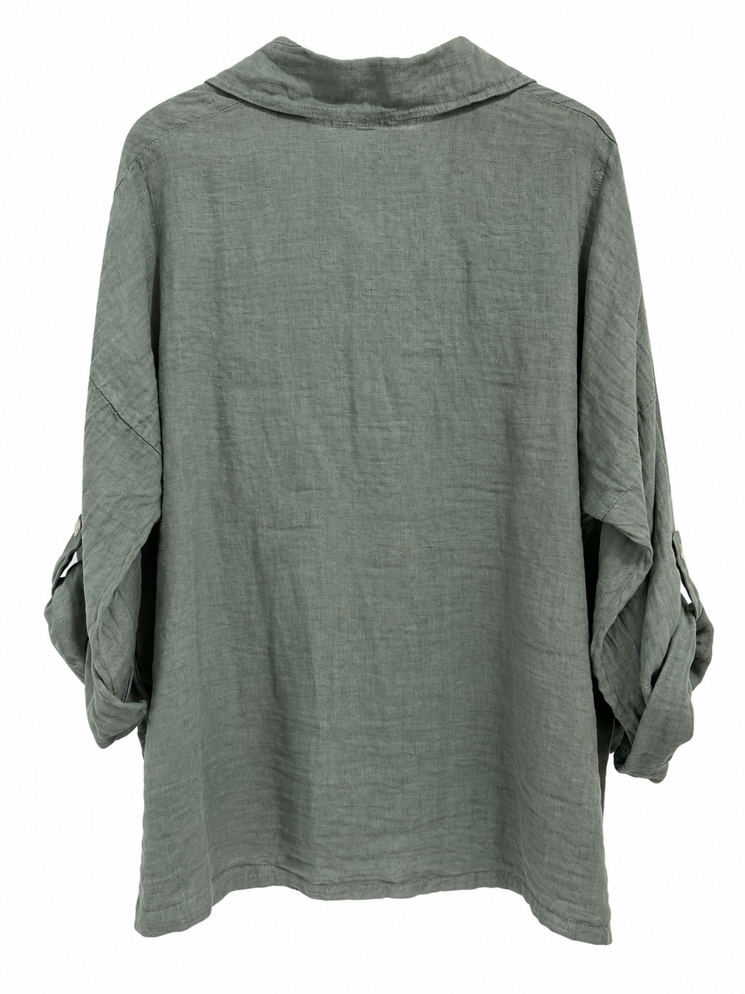 Camisa Libia verde seco