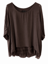 Blusa Bela Chocolate