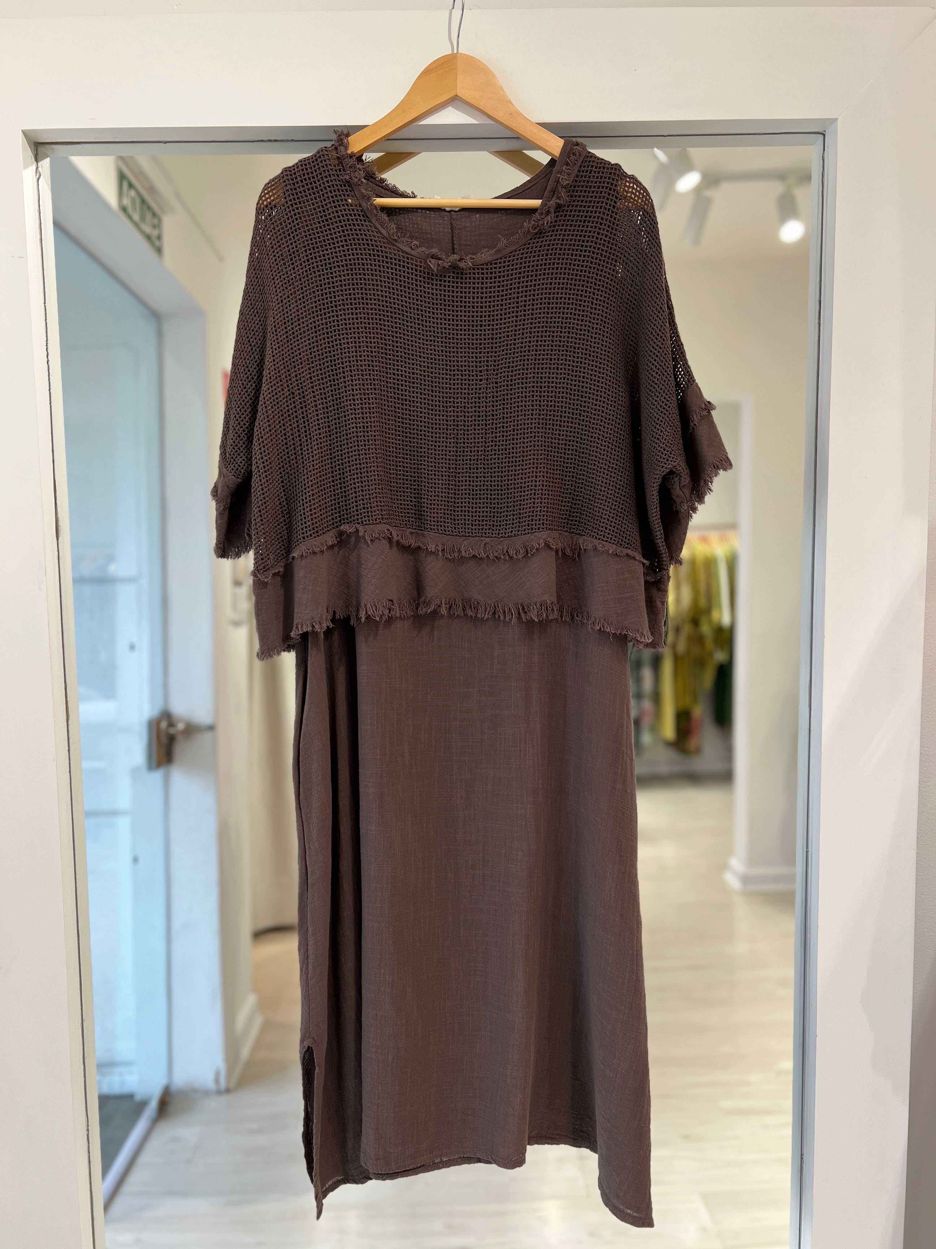 Vestido Jacinta chocolate