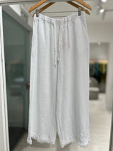 Pantalon Flecos Blanco