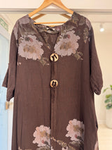 Vestido Positano chocolate