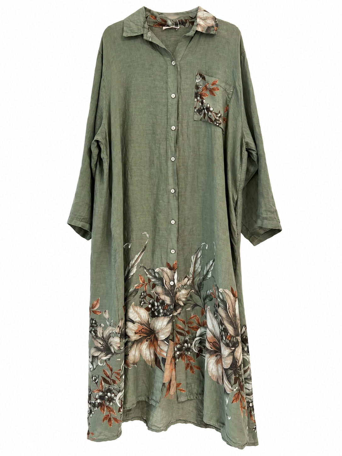 Vestido Marea verde