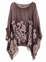 Blusa Azu chocolate