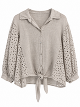 Camisa Mila beige