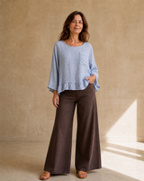 Blusa Menorca Celeste