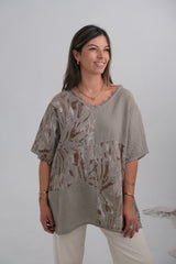 Blusa Magnolia Visón