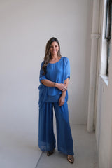 Pant Sirmione Azul