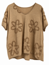 Remera Galilea Camel