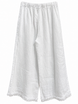 Pantalon Flecos Blanco