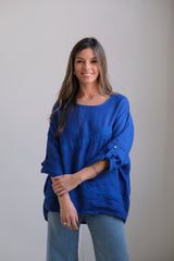 Blusa Civita Azul Francia