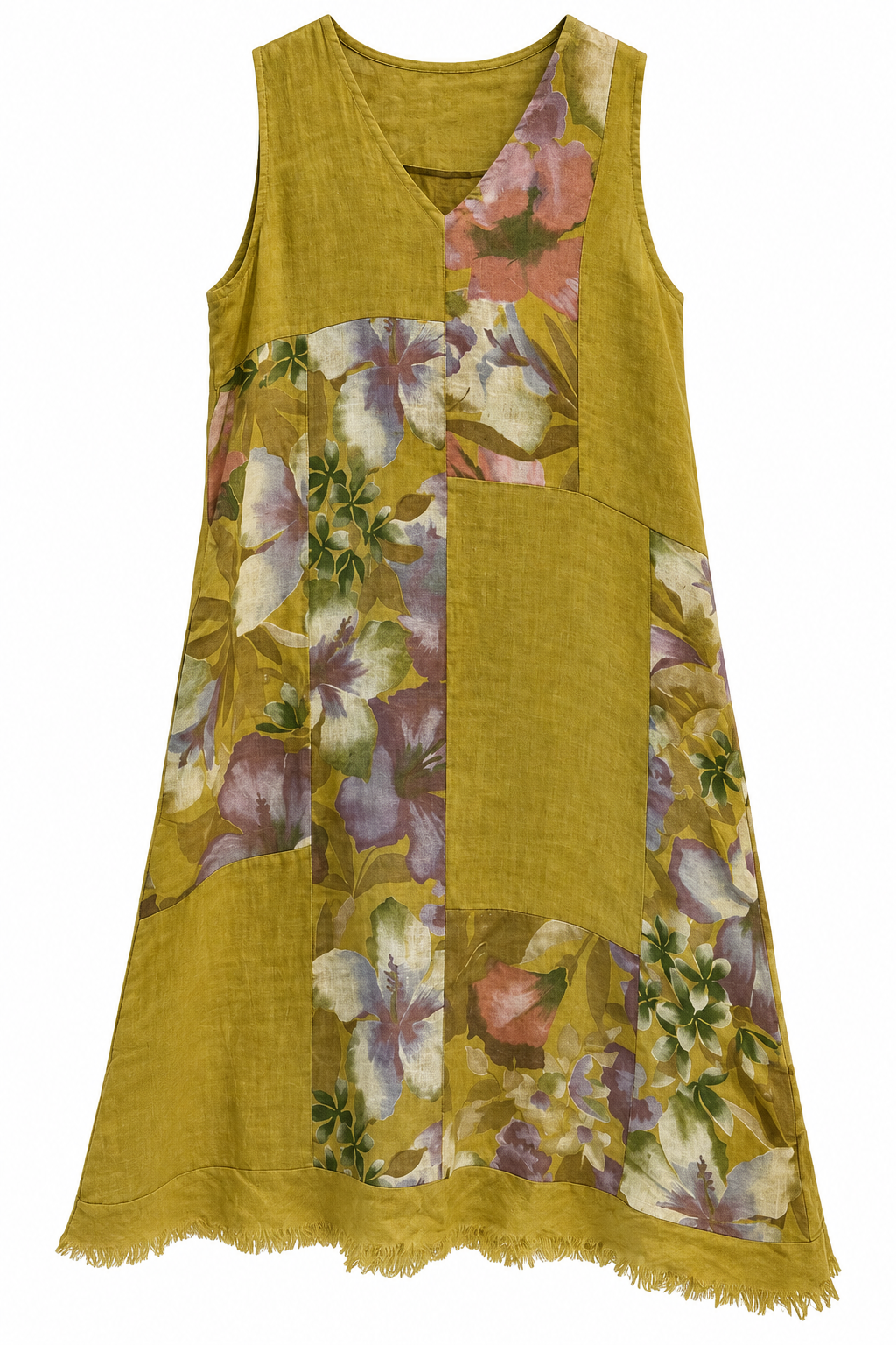 Vestido Eider Mostaza