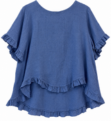 Blusa Marina azul jean