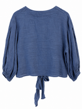 Blusa Nudo azul jean