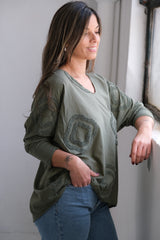 Remera Rombo Verde