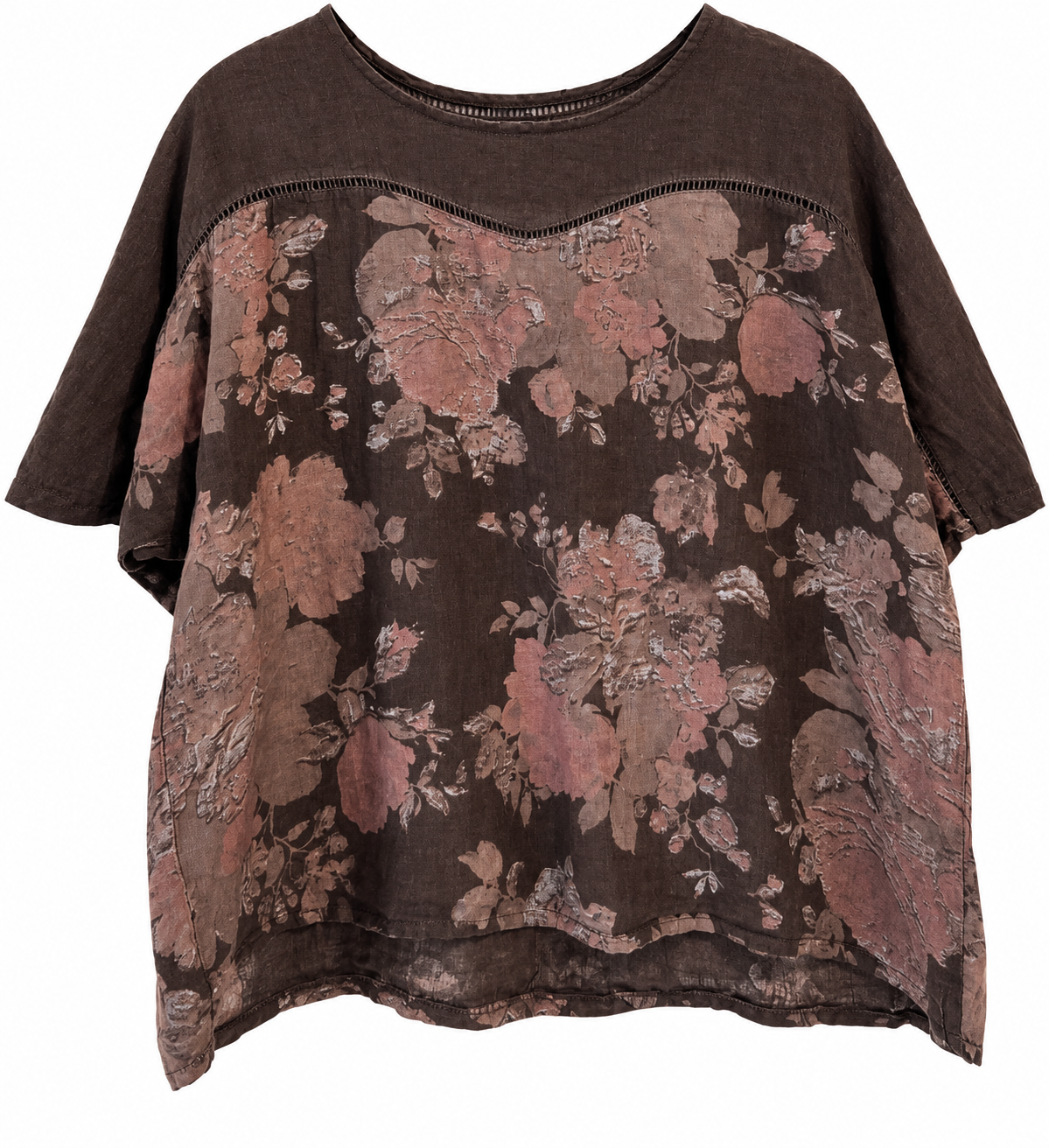 Blusa Garden chocolate