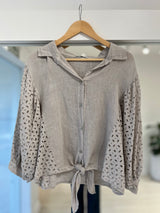 Camisa Mila beige
