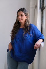 Blusa Civita Azul Francia