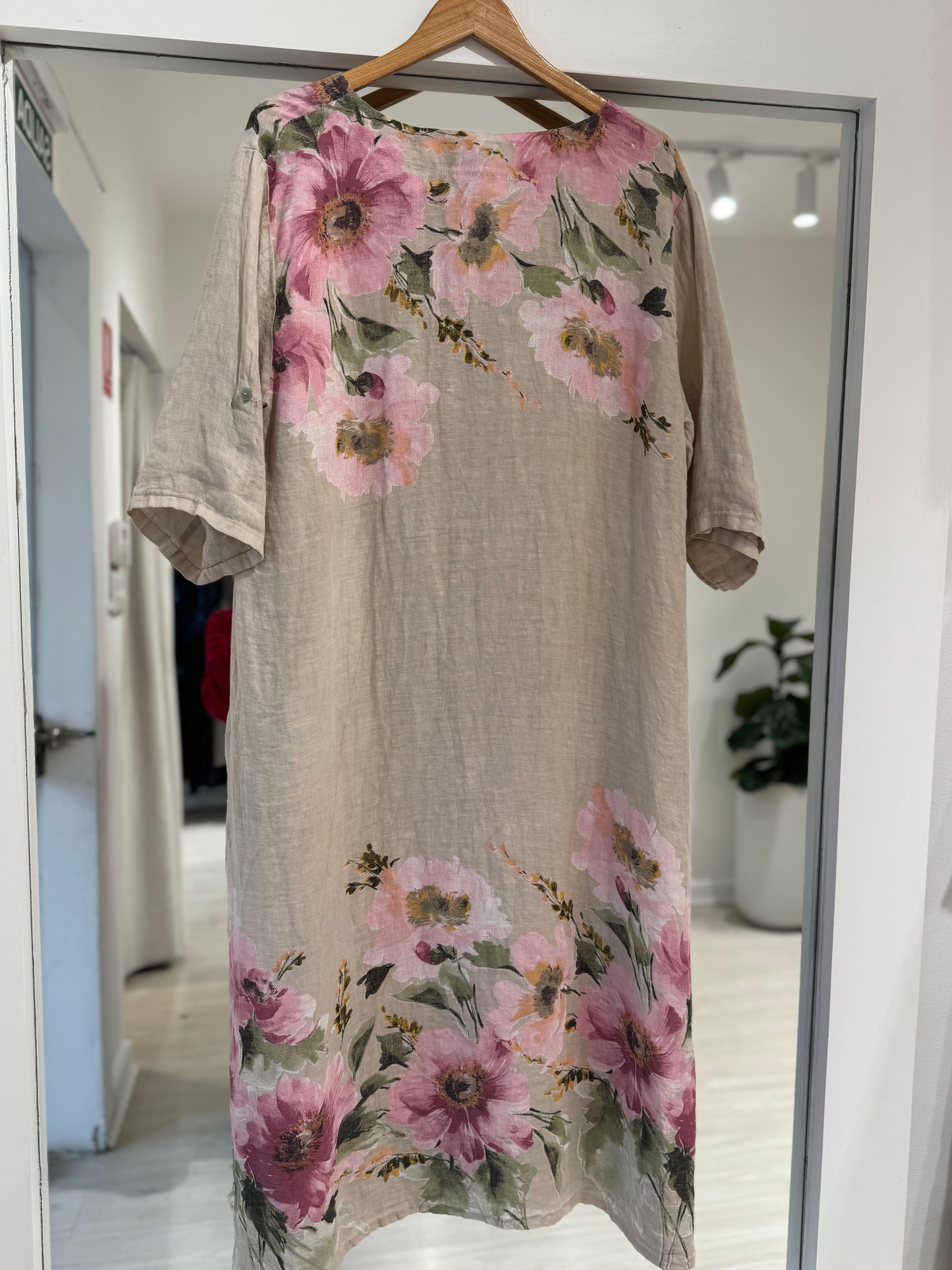 Vestido Positano beige