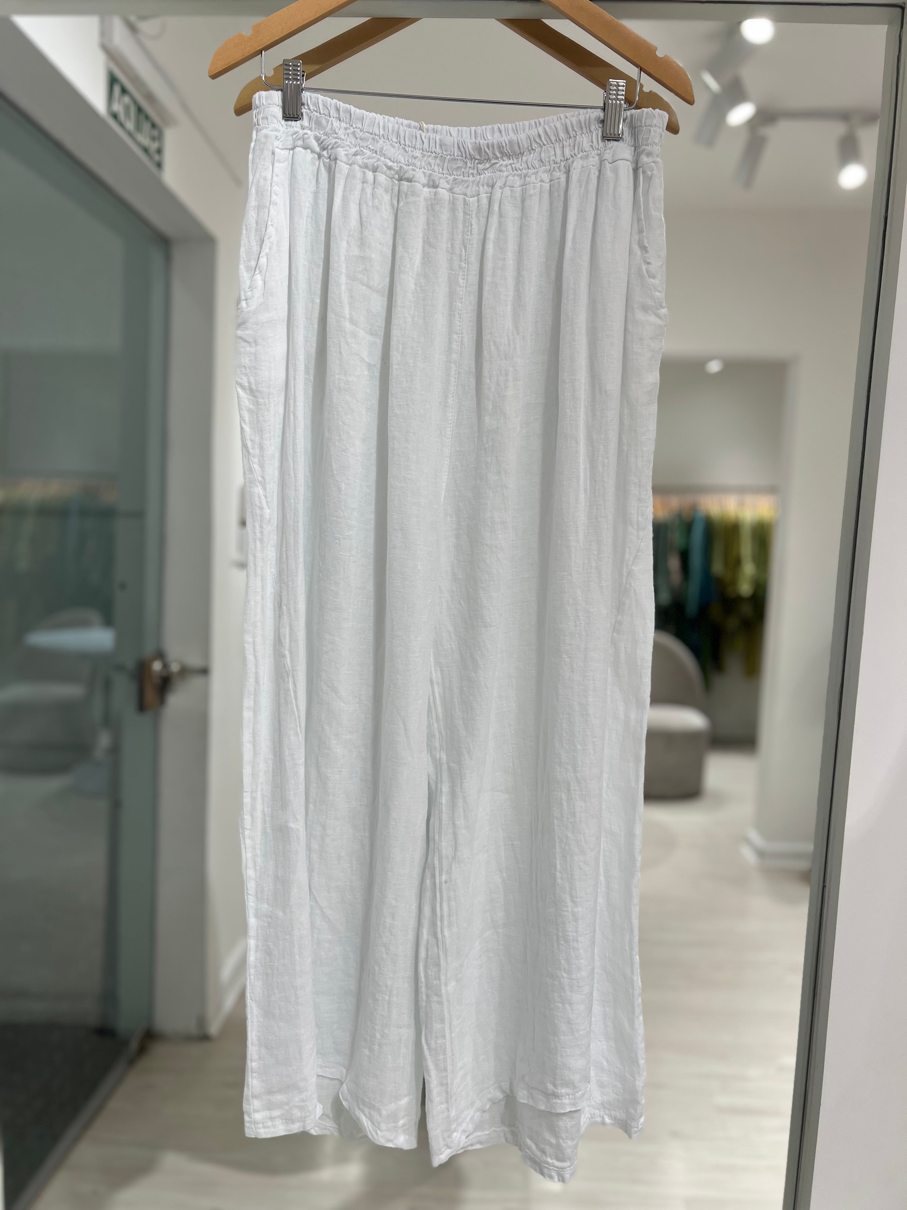 pantalon Java blanco
