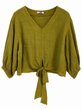 Blusa Nudo verde pistacho