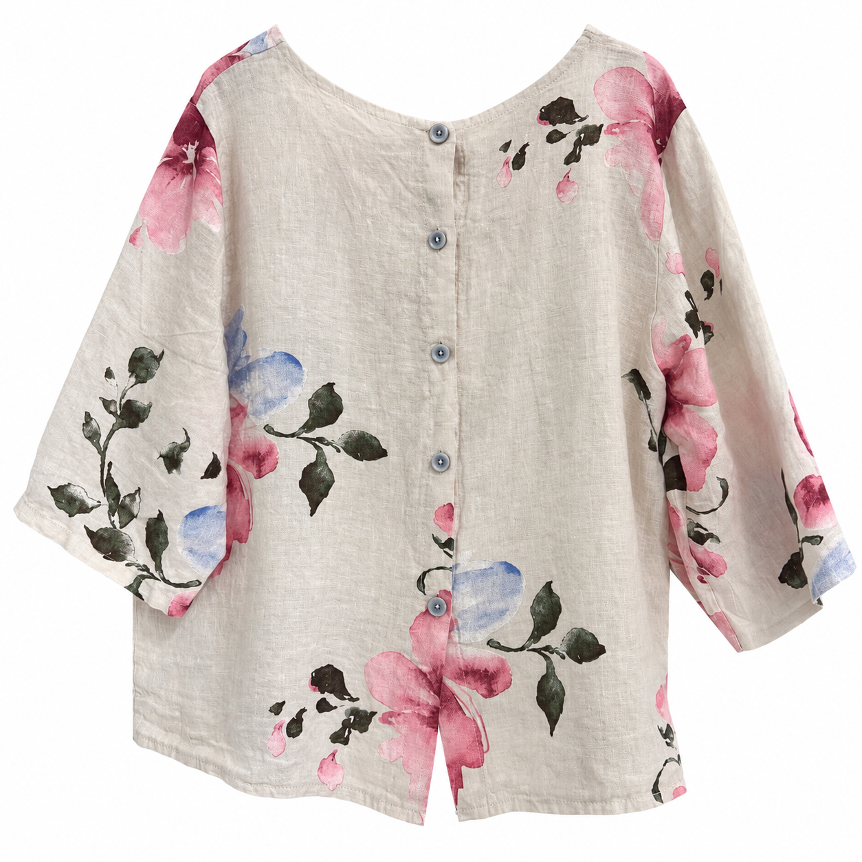 Blusa candela estampada beige