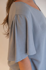 Blusa volado jean Cápsula