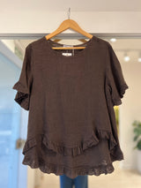 blusa Marina chocolate