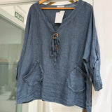 Blusa Sole Azul Jean