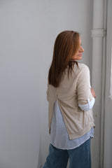 Sweater 3 en 1 Crudo