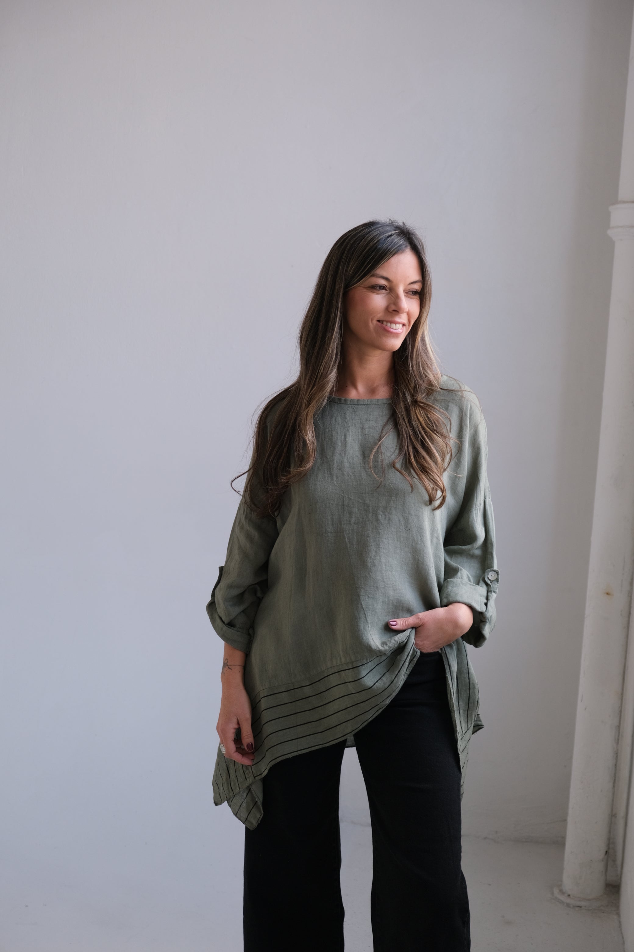 Blusa Acerra Verde Seco