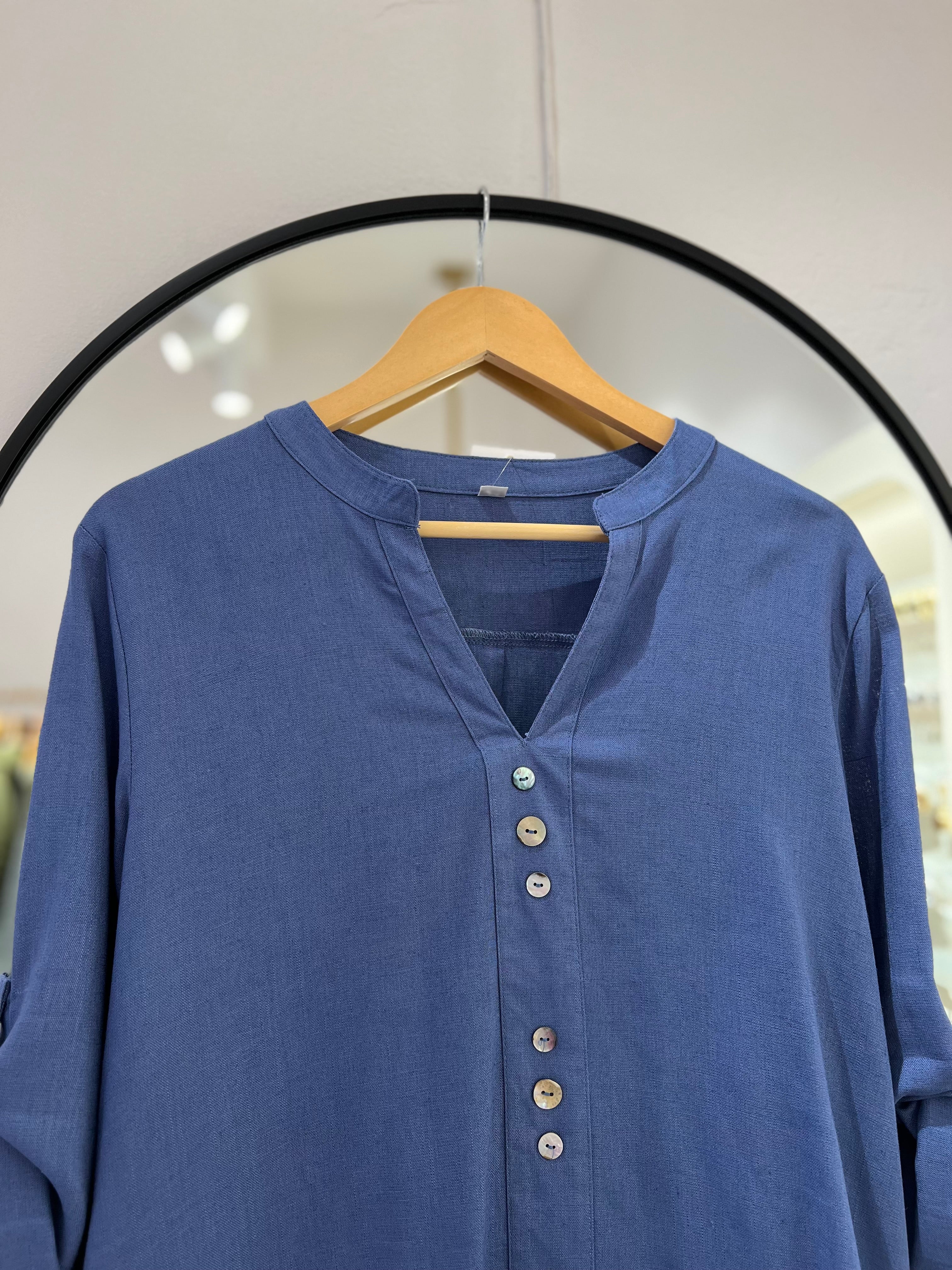 Blusa Esmeralda Azul Jeans