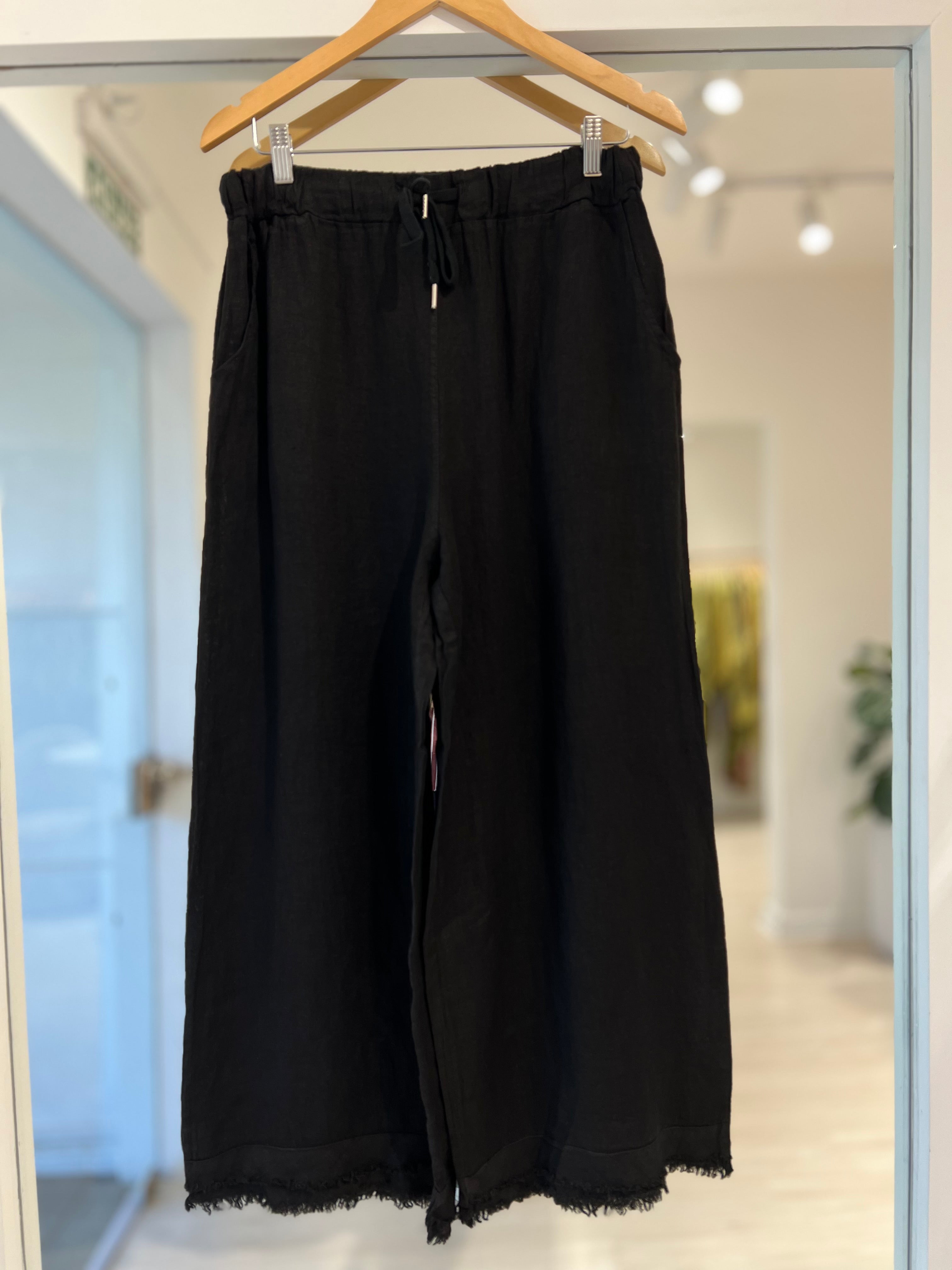 Pantalon Flecos negro