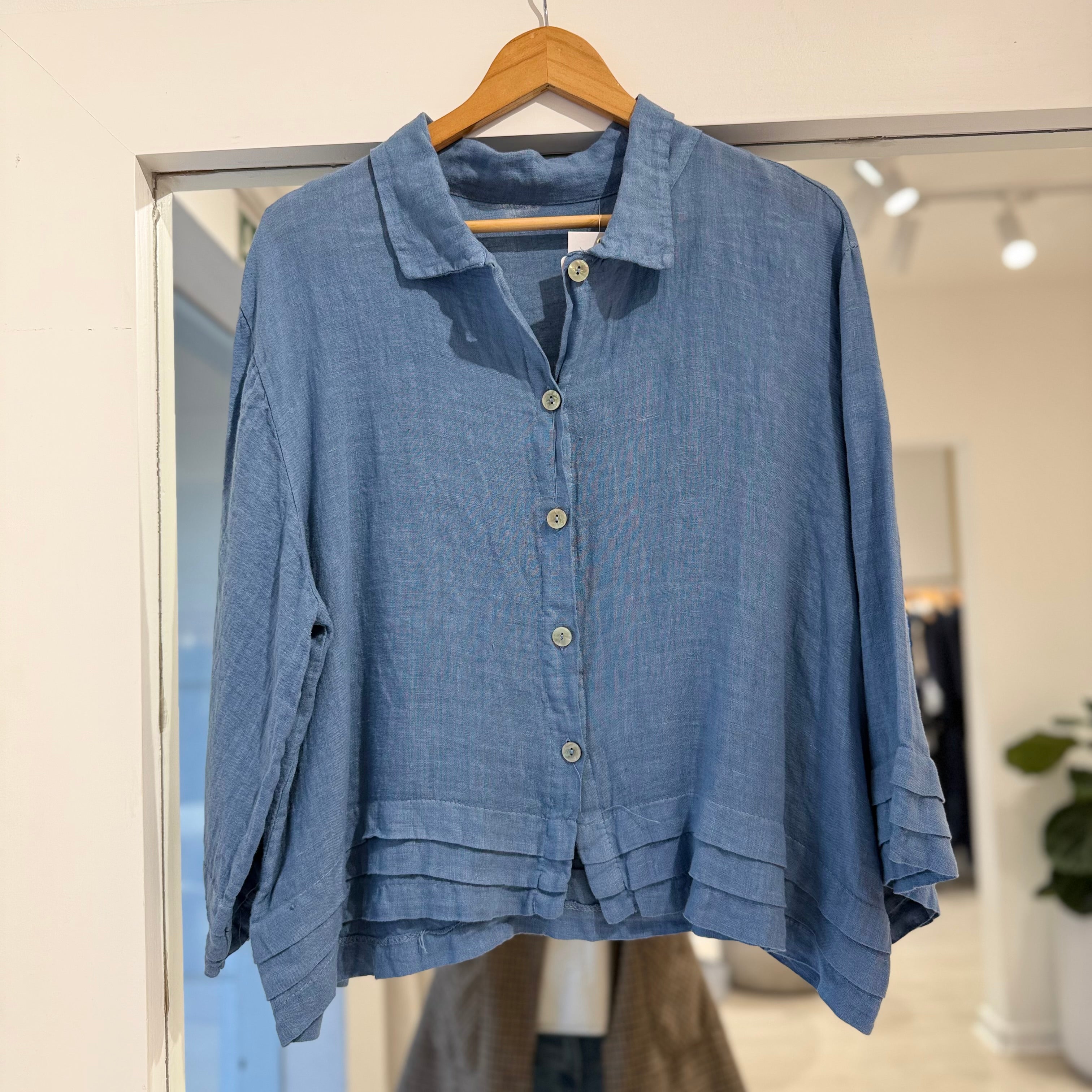 Camisa Gala Azul Jean