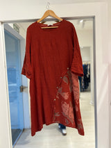 Vestido Midi terracota