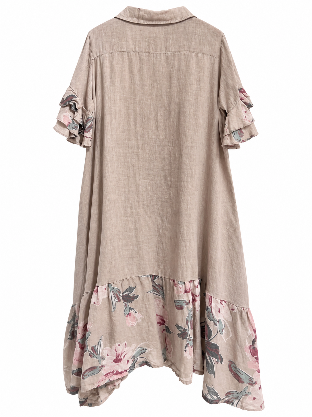 Vestido Flora Beige