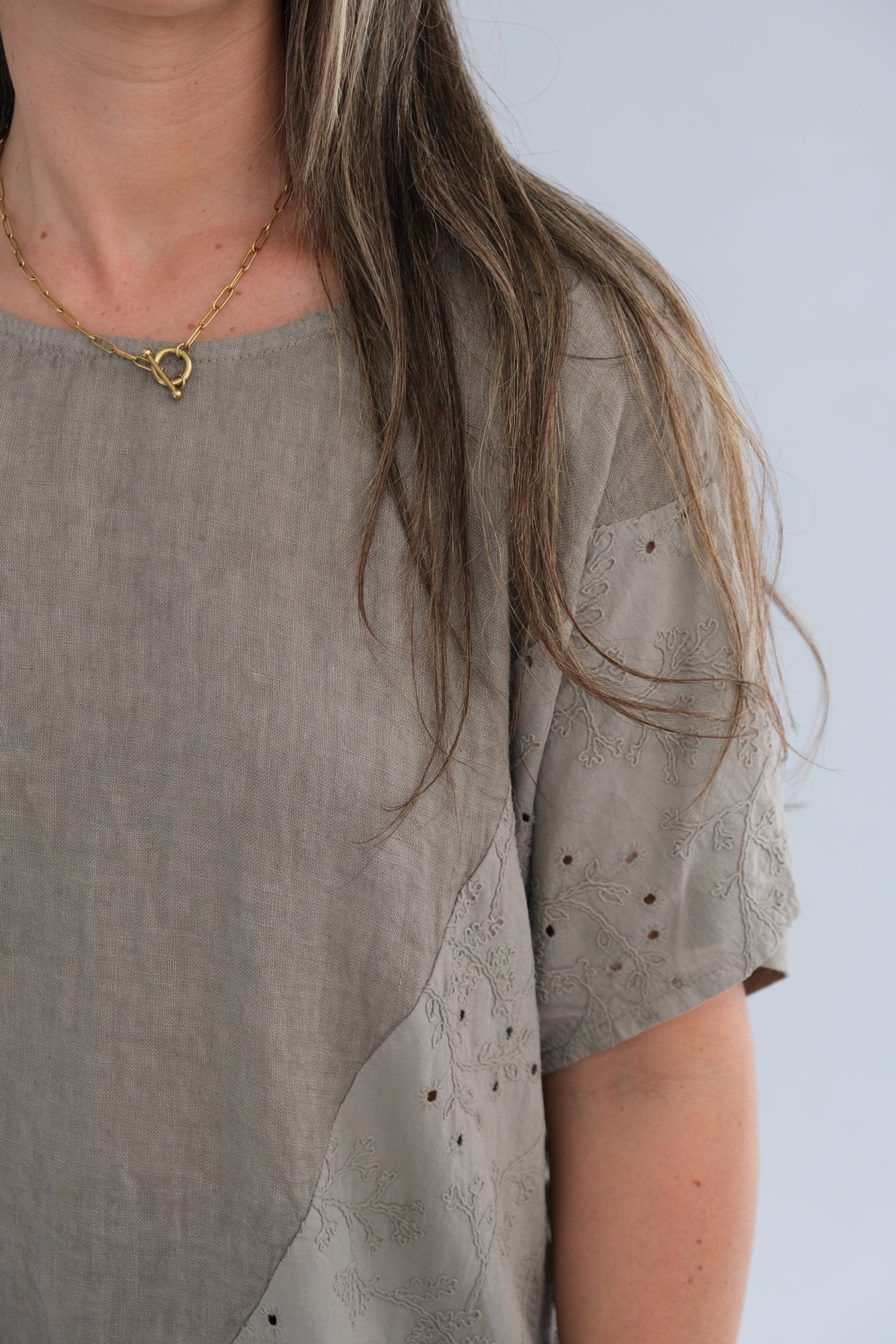 Blusa Azucena Visón