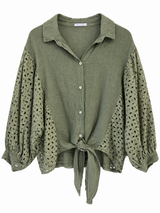 Camisa Mila verde