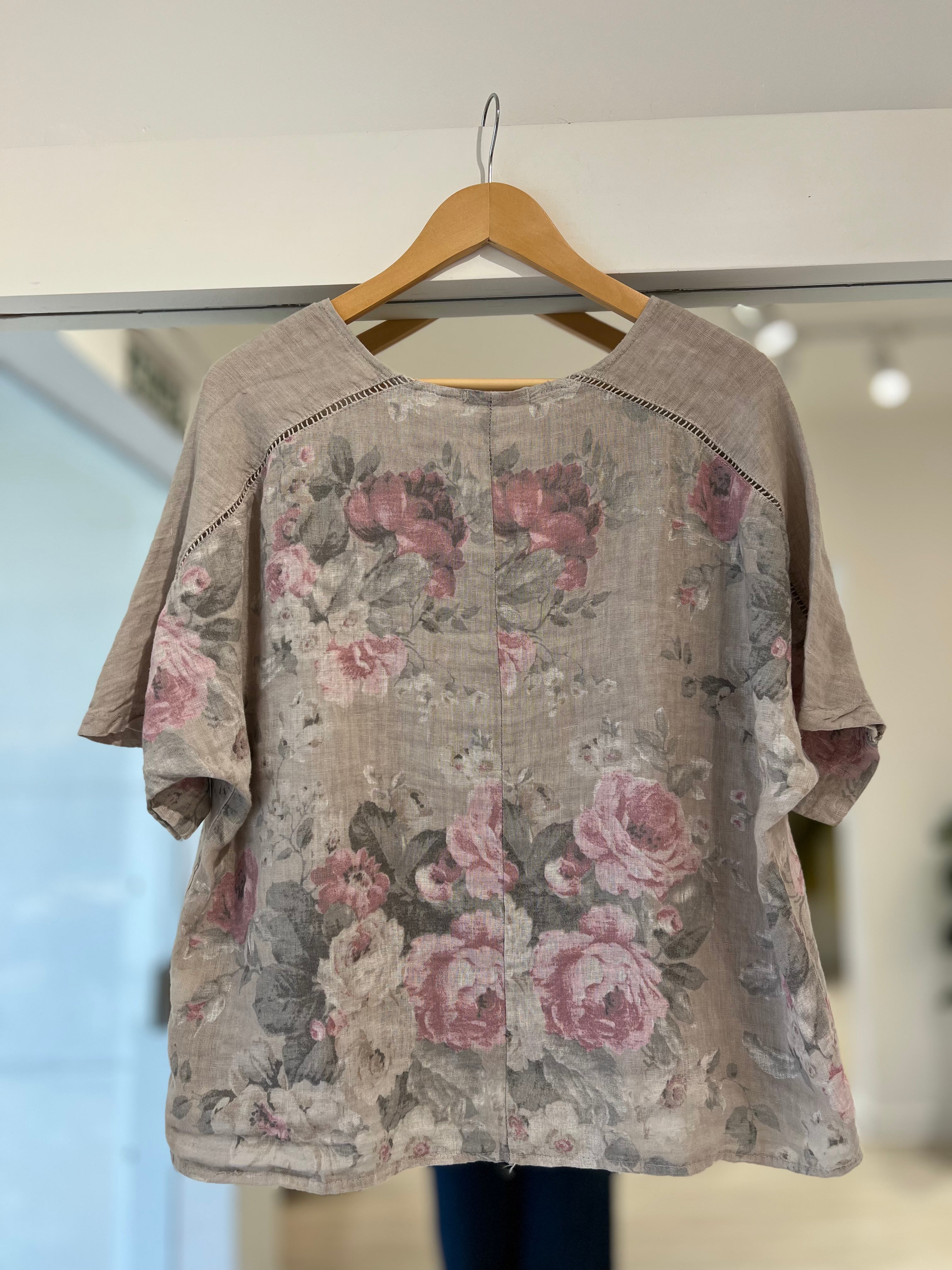 Blusa Garden beige