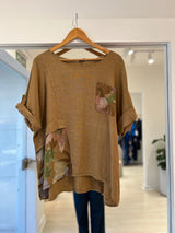 Blusa Alba camel