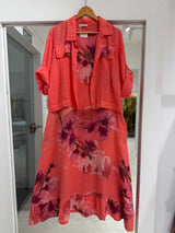 Set de vestido y casaca Coral