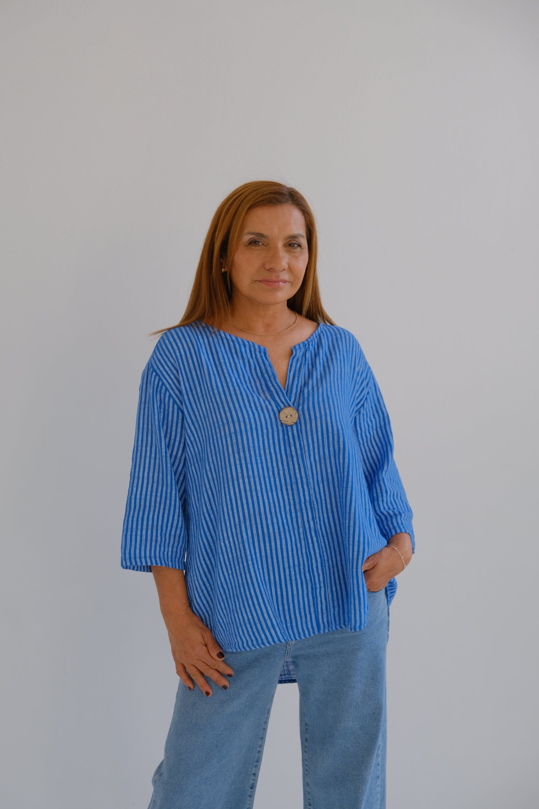 Blusa Manarola Azul