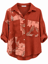 Camisa Laia Terracota