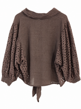 Camisa Mila chocolate