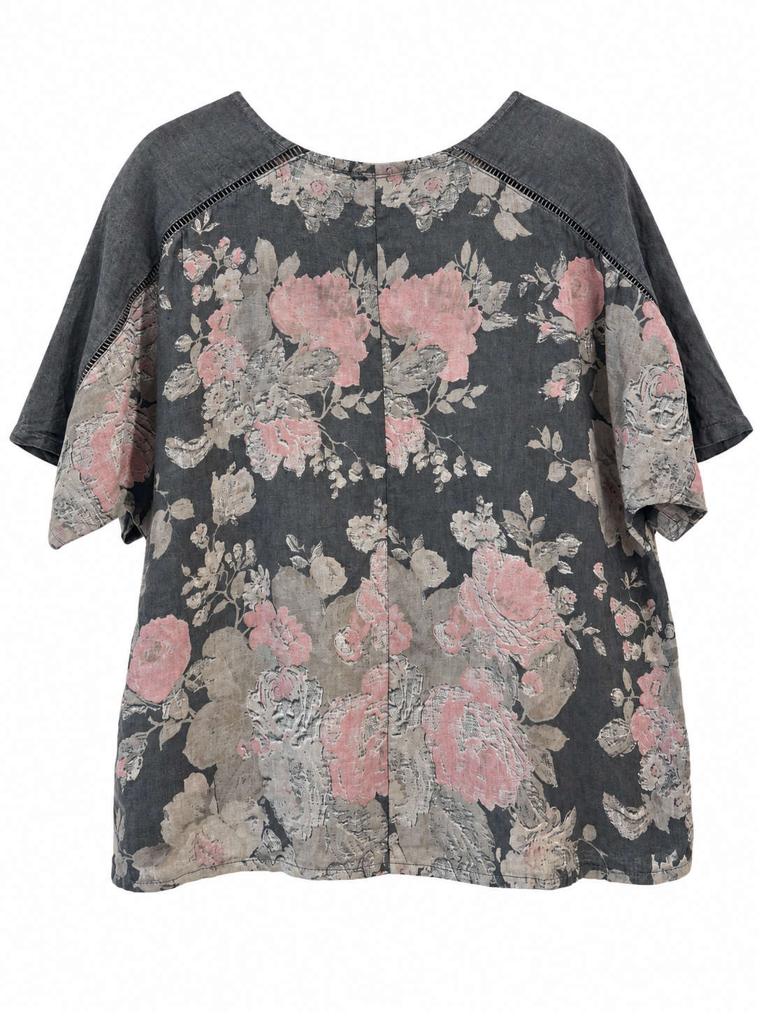 Blusa Garden azul jean