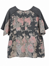 Blusa Garden azul jean