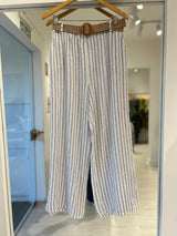 Pantalon Rayas Blanco