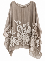 Blusa Azu beige